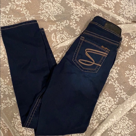 Seven7 Denim - NEW VINTAGE Y2K SEVEN 7 Dark Denim Stretch SKINNY Jeans